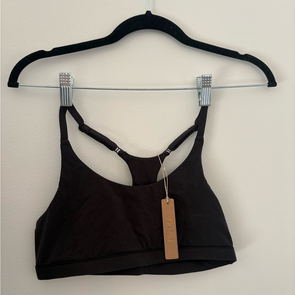 SKIMS Black Sports Bra